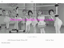 Tablet Screenshot of buffalodancecenter.com